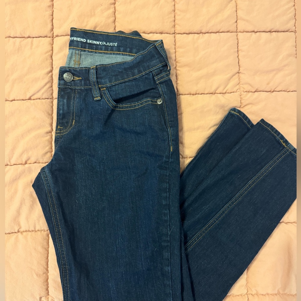 Old Navy Deep Indigo Boyfriend Jeans